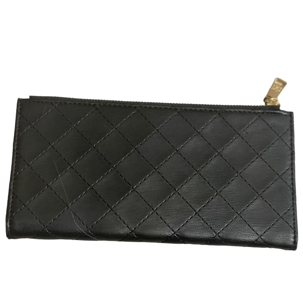 Badgley Mischka black leather wallet holder - Picture 5 of 5